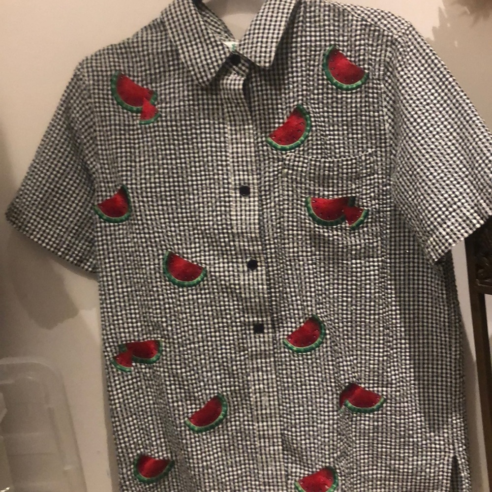 Summer fun watermelon shirt with some sparkle!! M